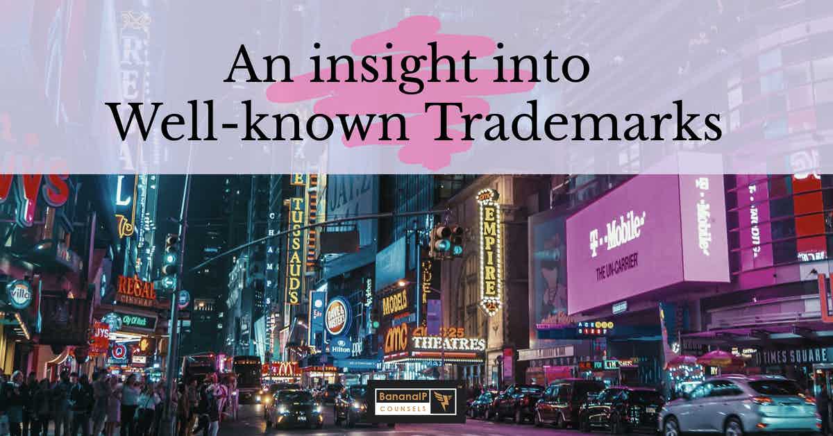 An insight into well-known trademarks