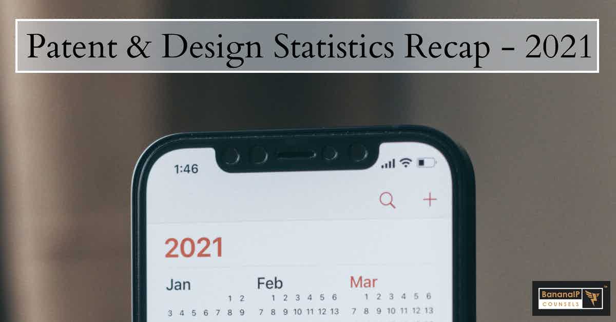 Patent and Design Statistics – 2021