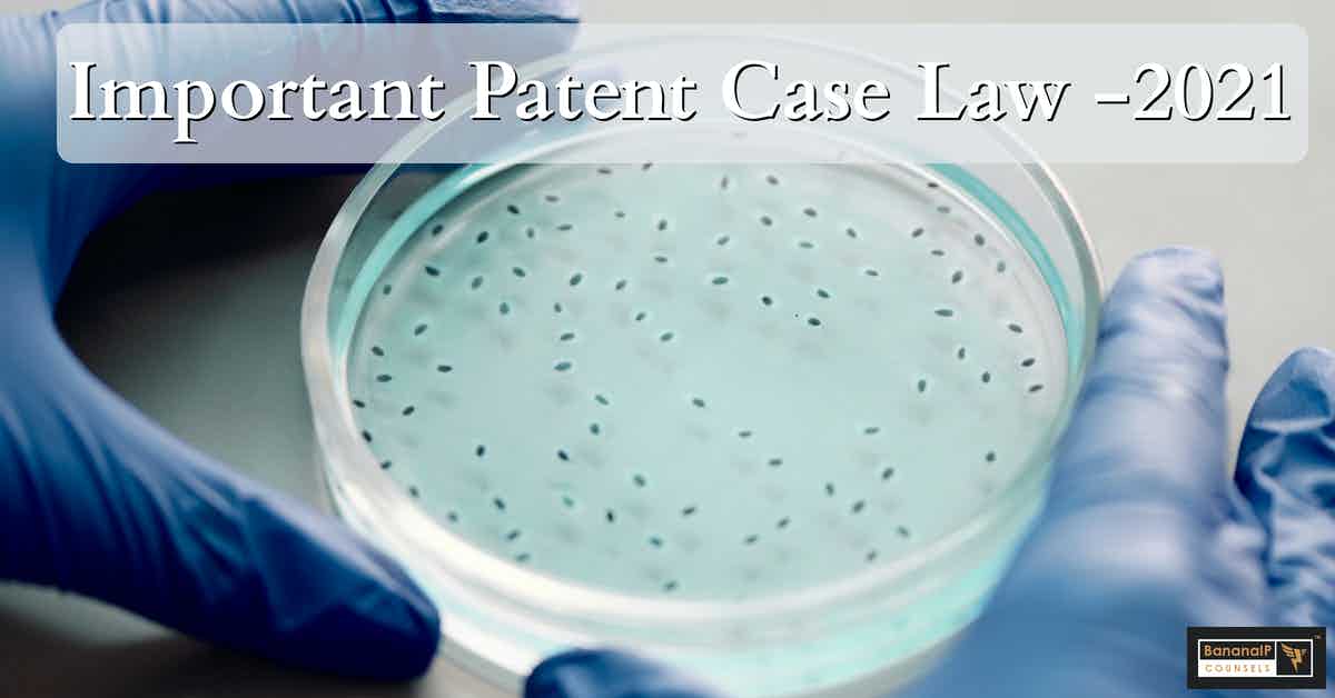 Important Patent Case law – 2021