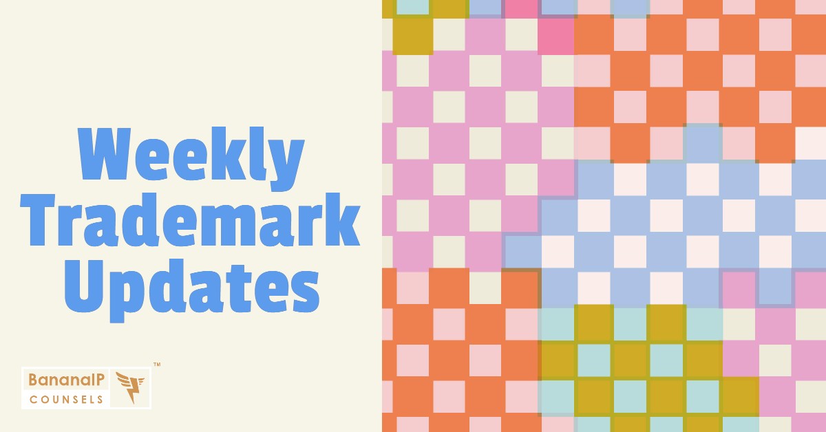 Weekly Trademark Updates