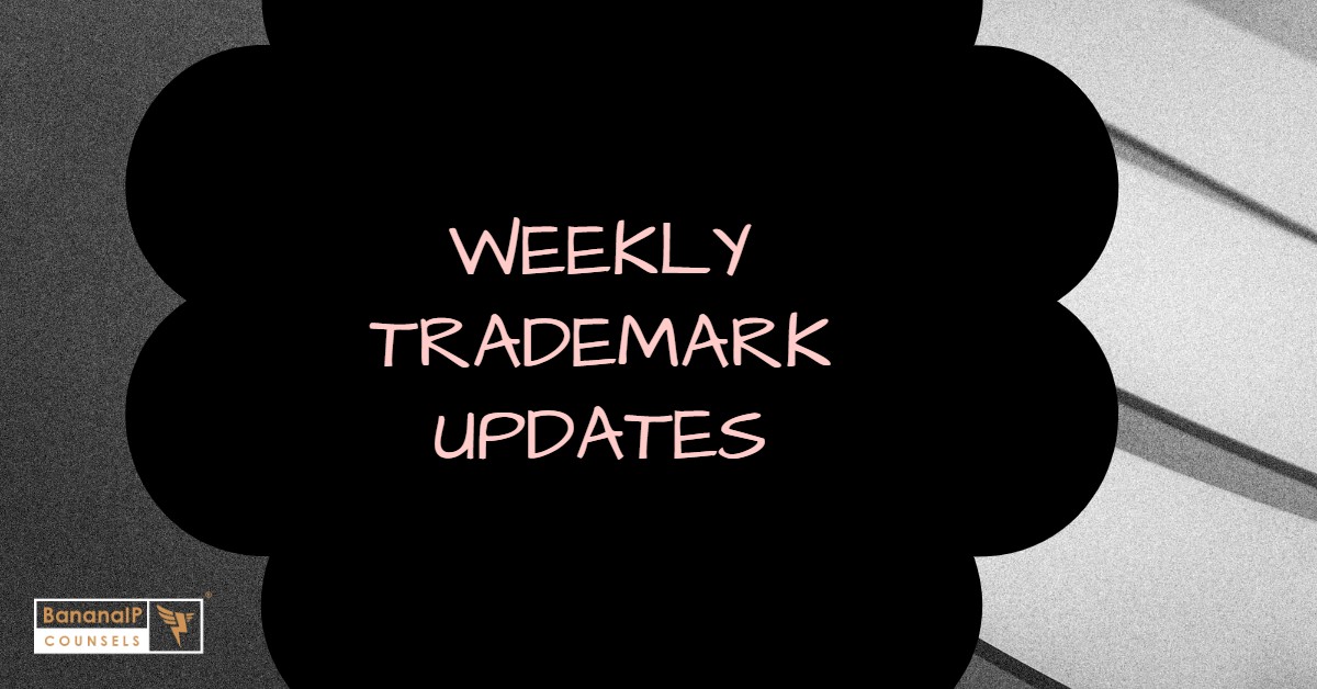 Weekly Trademark Updates