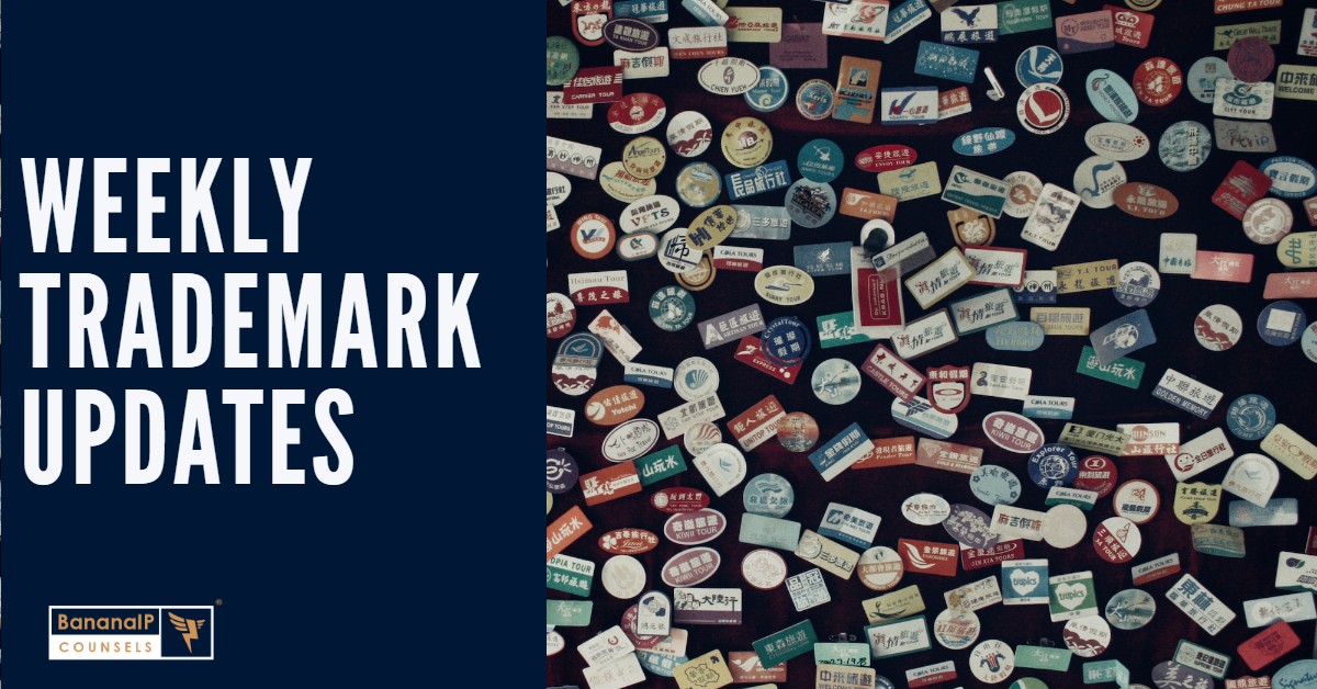 Weekly Trademark Updates