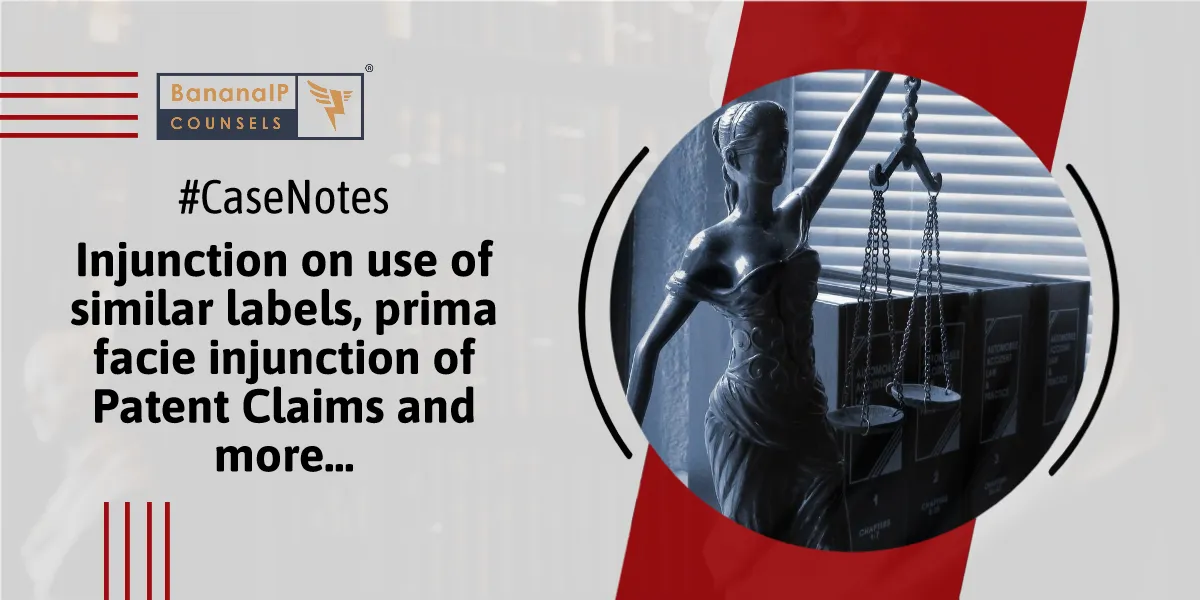 Officer’s Choice Trademark, Zinking Patent and Baoji Footwear Cases