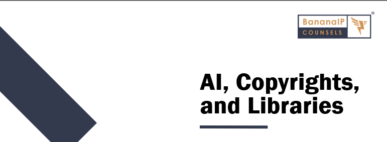 AI, Copyrights and Libraries