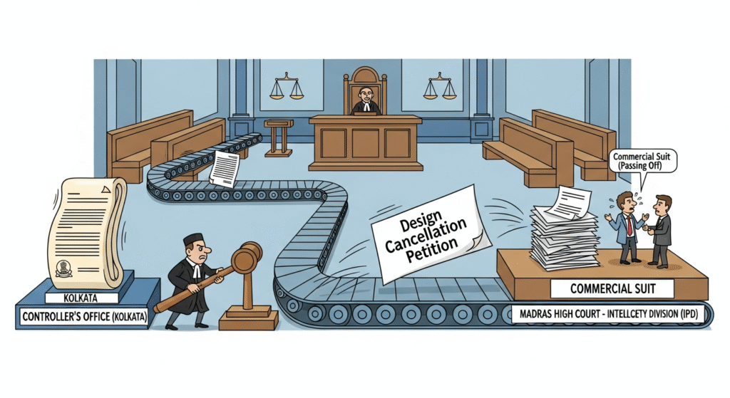 Court Orders Transfer of Design Cancellation Petition from Controller's Office