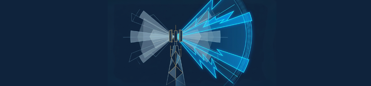 Featured image for blog post on patent infringement damages in India - illustration of a cellular antenna tower contrasting symmetrical and asymmetrical beam patterns, representing Indian Patent No. 240893 upheld by the Delhi High Court in the landmark CCA v Rosenberger ruling awarding ₹152 crore in damages.