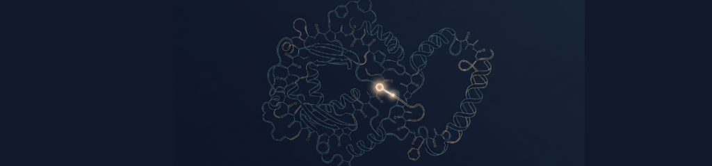 A split visual showing two intertwined molecular chain diagrams, one suggesting a broader "genus" structure and the other a narrower "species" compound, connected by a single highlighted amino acid link, evoking the scientific heart of the dispute without depicting any real drug packaging.