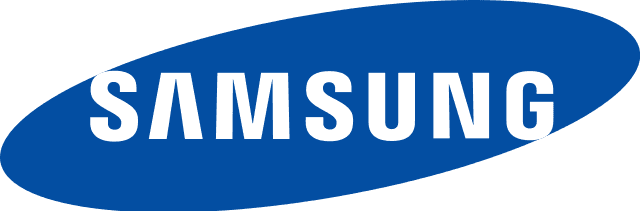 The image depicts the Samsung Logo.