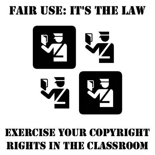 The image displays Fair Use with the aid of clip art.