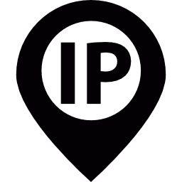 The image depicts an IP Address Icon.