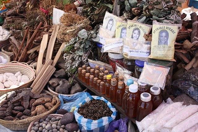 The image depicts traditional medicine.