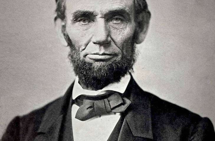 This image depicts a portrait of Abraham Lincoln
