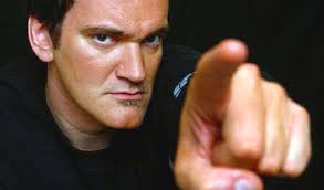 The image is a picture of Quintin Tarantino. The post is about a copyright claim by him. Click on image to view post.