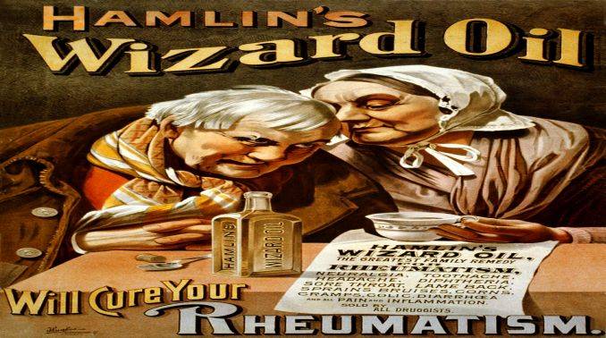 Hamlins Wizard Oil poster post 