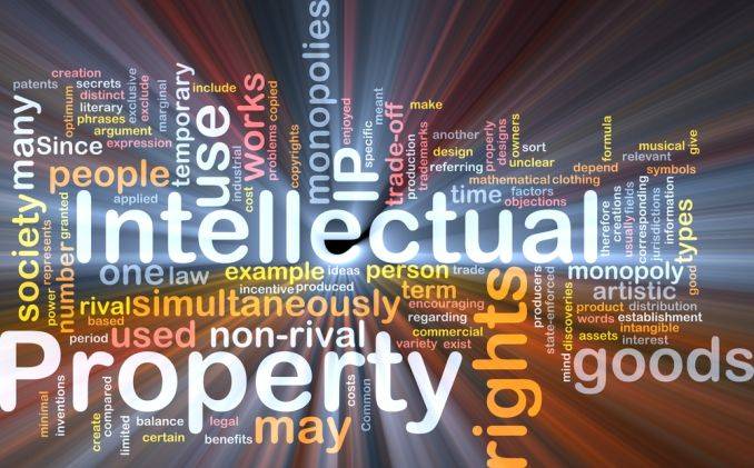 This image depicts a cluster of words related to intellectual property. This image is relevant because this post talks about outsourcing and insourcing of intellectual property. Click on the image to view full post.