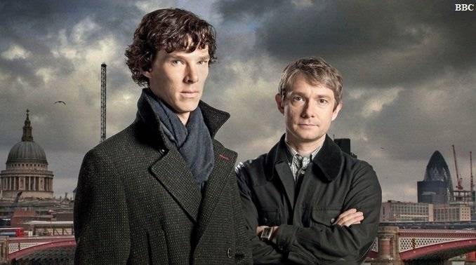 The image is from the BBC television show depicting Sherlock Holmes and John Watson. The post is about the expiry of copyright over Sherlock Holmes which is now in Public Domain. Click on the image to read post.