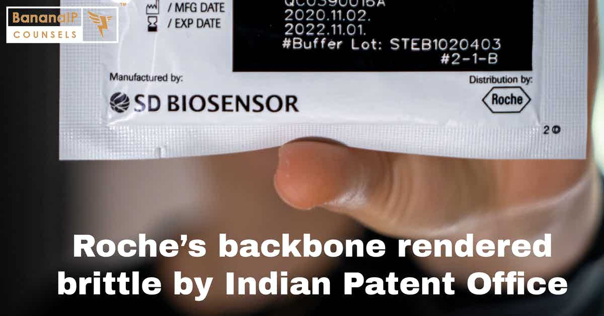 image for Roche’s backbone rendered brittle by Indian Patent Office