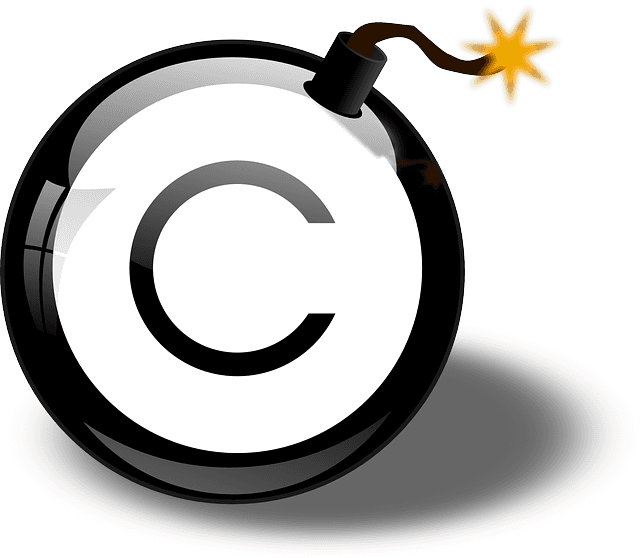The featured image is of the copyright logo on a bomb, as the post is about assignment of copyright. To read the post click here.