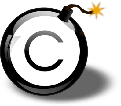 The featured image is of the copyright symbol on a bomb. The image is pertinent to the post as it is about a copyright infringement case . To read the post click here.