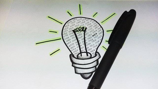 The image has a bulb and a pen drwan on it. The post is about discovering ideas and inventions as a part of Ip audits. To read more click here.