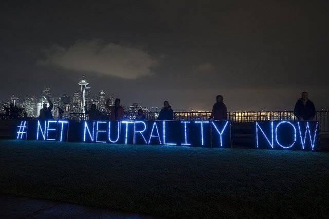The Image says hashtag net neutrality now.The post is about net neutrality. To read more click here.