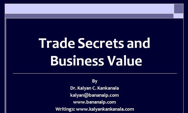 The featured image reads " Trade secrets and business Value". This post contains the presentation delivered by Dr. Kalyan C. Kankanala at the Woxsen School of Business. To read more click here.
