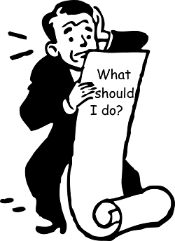 The featured image shows a confused man holding a long roll of paper and the following words are written on the roll " What should i do?" The post is about the confusions present in the Patent amendment rules 2016. To know more, please click here.