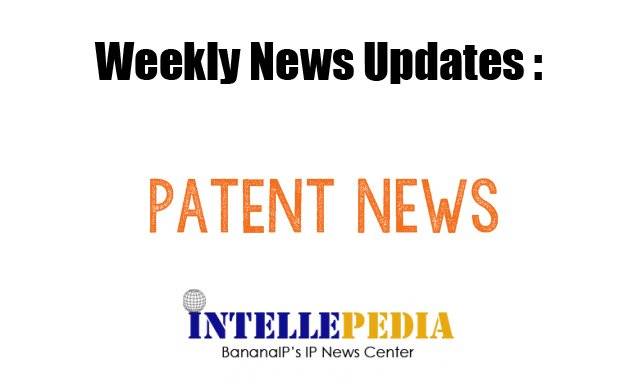 The featured image reads Weekly News Updates: Patent News. The logo of intellepedia also forms part of the featured image. To read more click here.