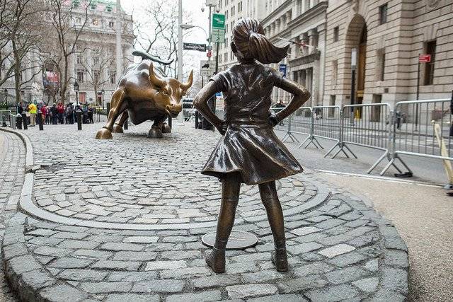 The featured image shows the wall street bull and the fearless girl statue. To read more about this click here.