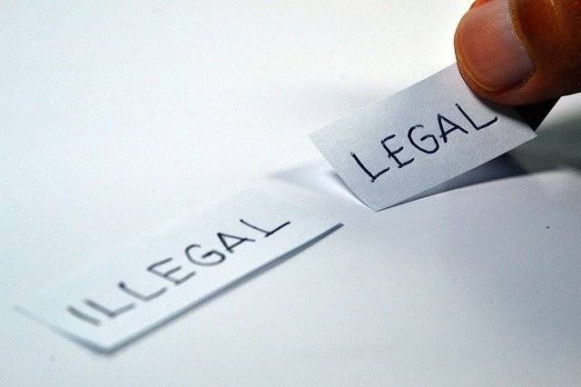 The featured image shows two sheets of paper with the words legal and illegal written on them. To read more and to read the post click here.