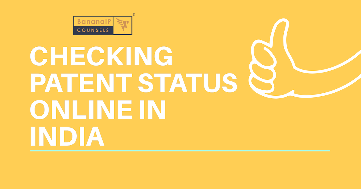 Checking Patent Status Online in India
