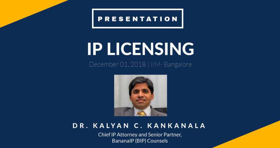 A Presentation by Dr. Kalyan C. Kankanala at IIM- Bangalore