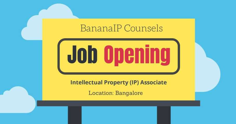 Job Opening - Intellectual Property (IP) Associate