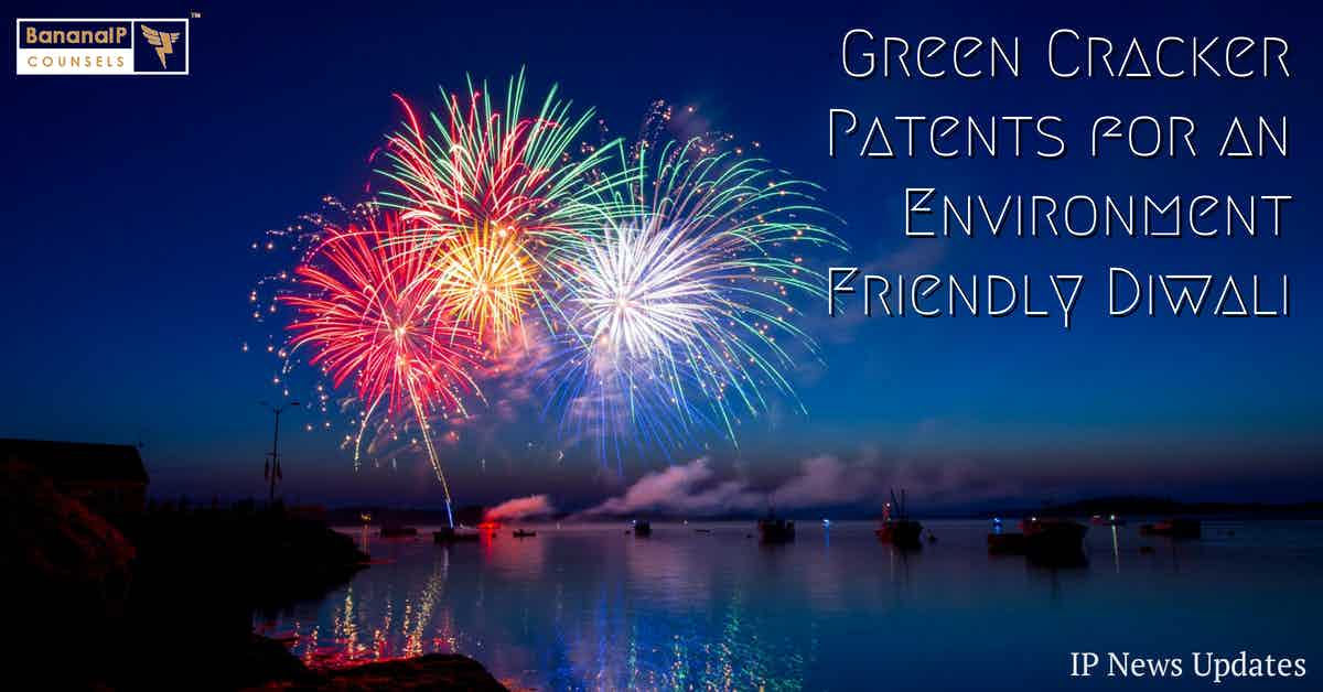Image accompanying blogpost on "Green Cracker Patents for an Environment Friendly Diwali"