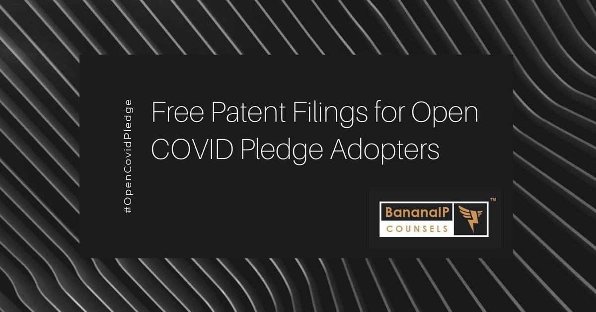 Free Patent Filings for Open COVID Pledge Adopters