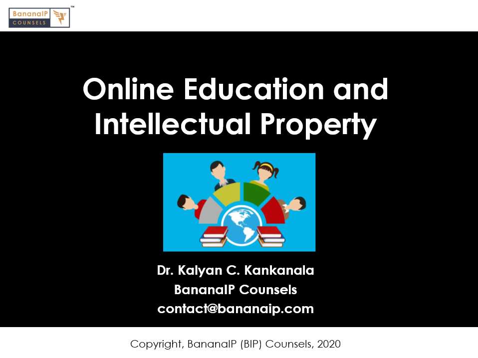 Online Education and Intellectual Property Issues