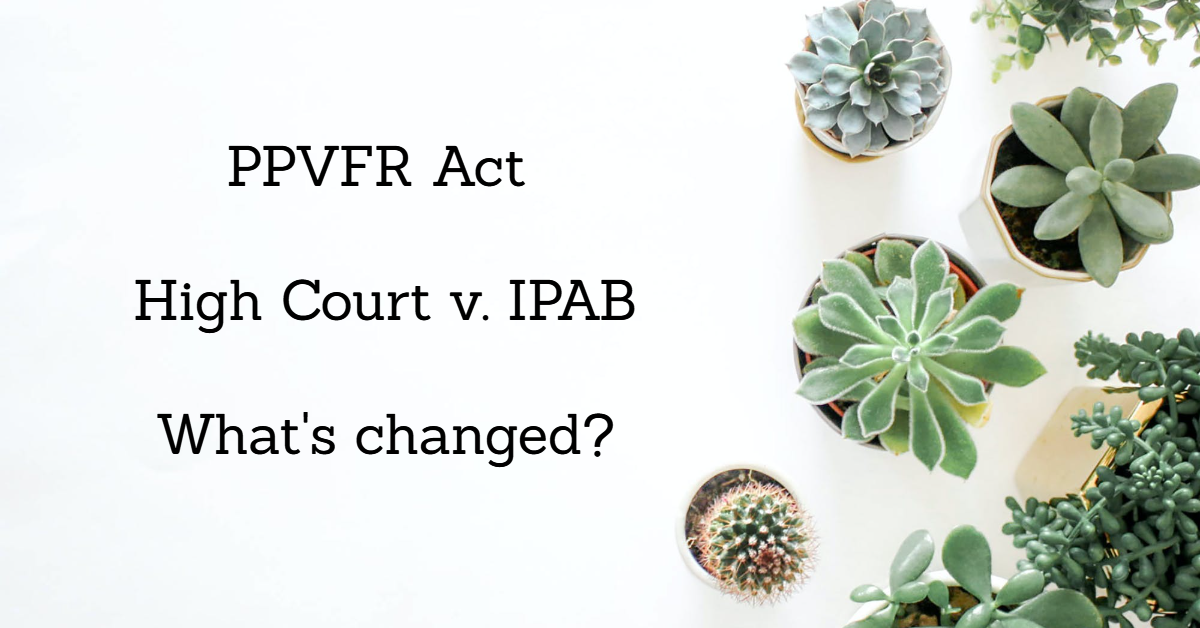 PPVFR Act and changes after the tribunal reforms ordinance