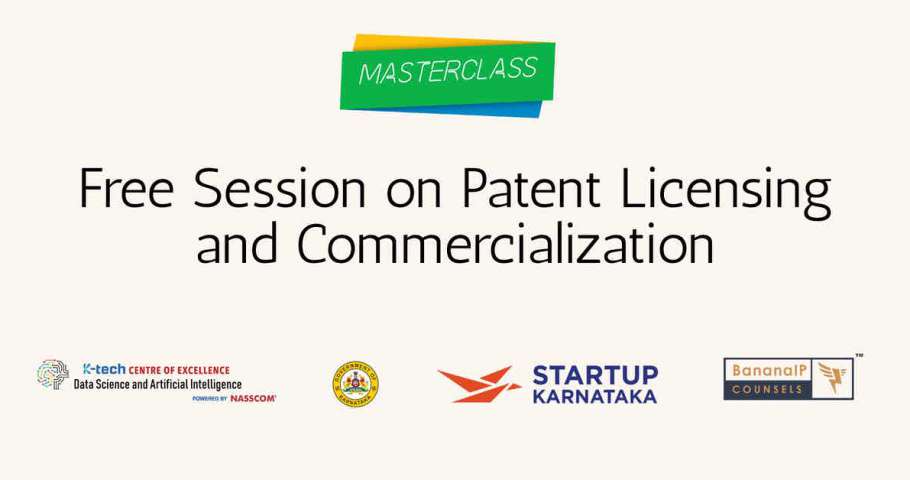 Free Session on Patent Licensing and Commercialization