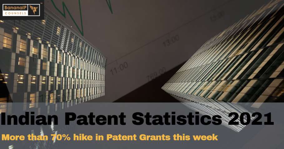 Indian Patent Stats : 23rd July to 30th july 2021