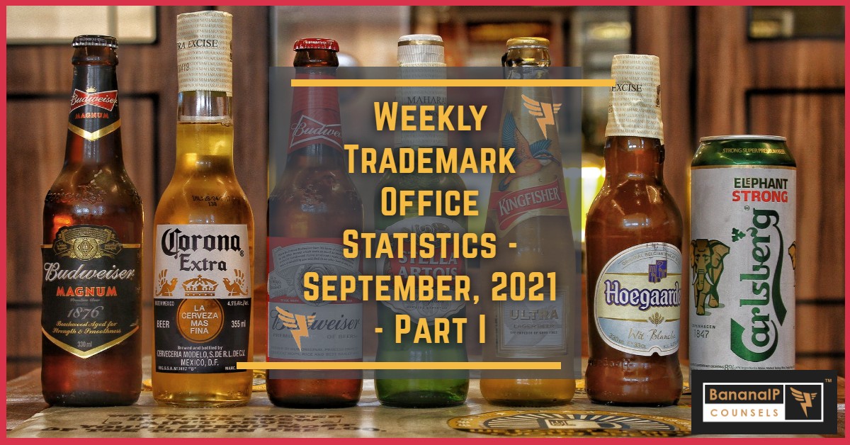 Weekly Trademark Office Statistics - September 2021 - Part I