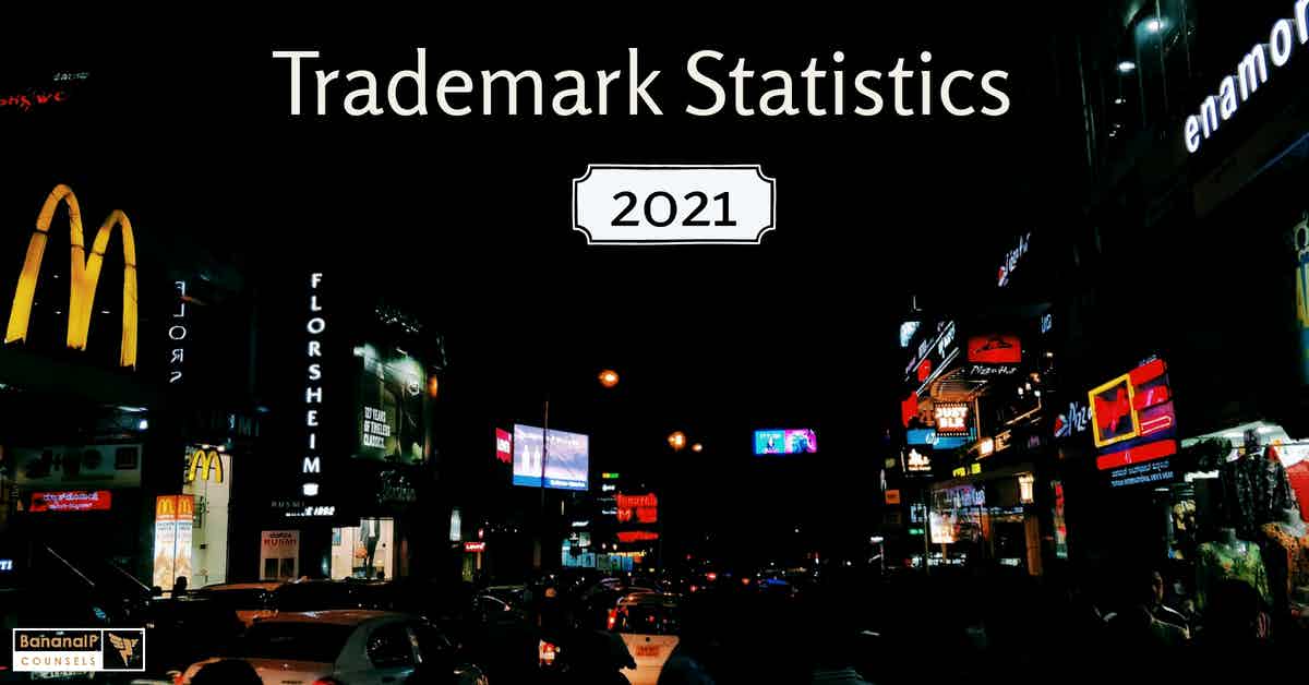 Image accompaying blogpost on "Trademark Statistics - 2021"