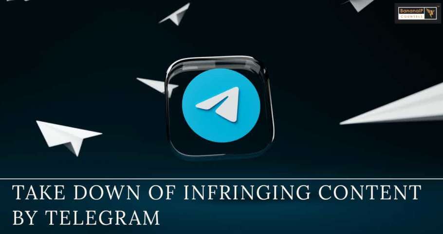 Image accompanying blogpost on "Take Down of Infringing Content from Telegram"