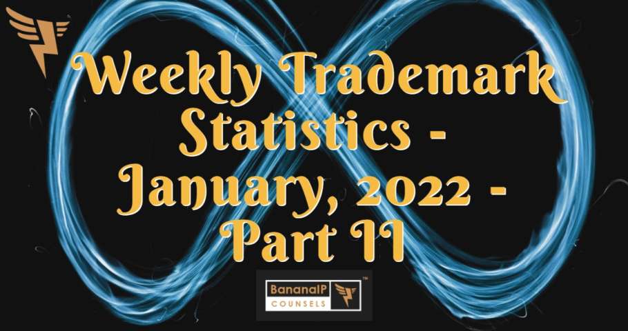 Weekly Trademark Statistics - January, 2022 - Part II