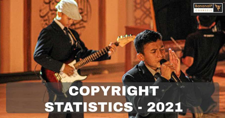 Image accompanying blogpost on "Copyright Statistics - 2021"
