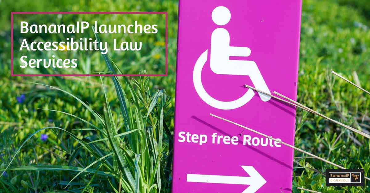 Image accompanying blogpist on "BananaIP launches Accessibility Law Services""