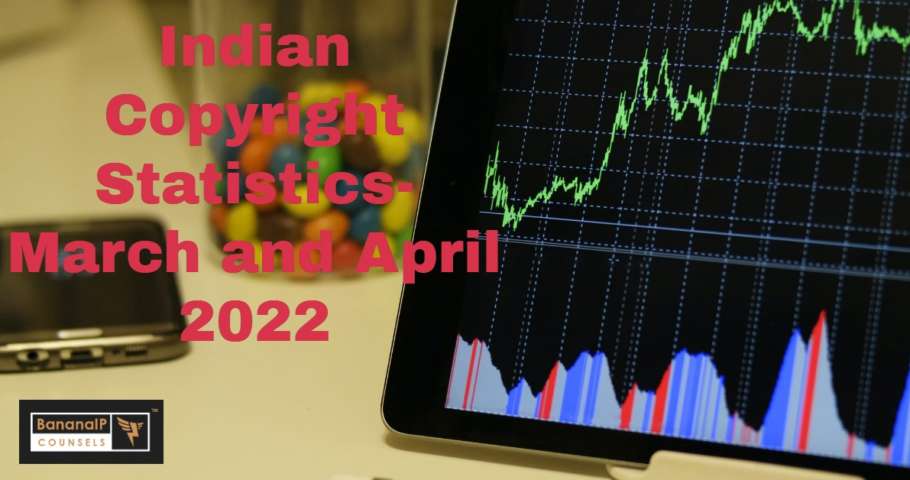 Indian copyright statistics- March and April 2022