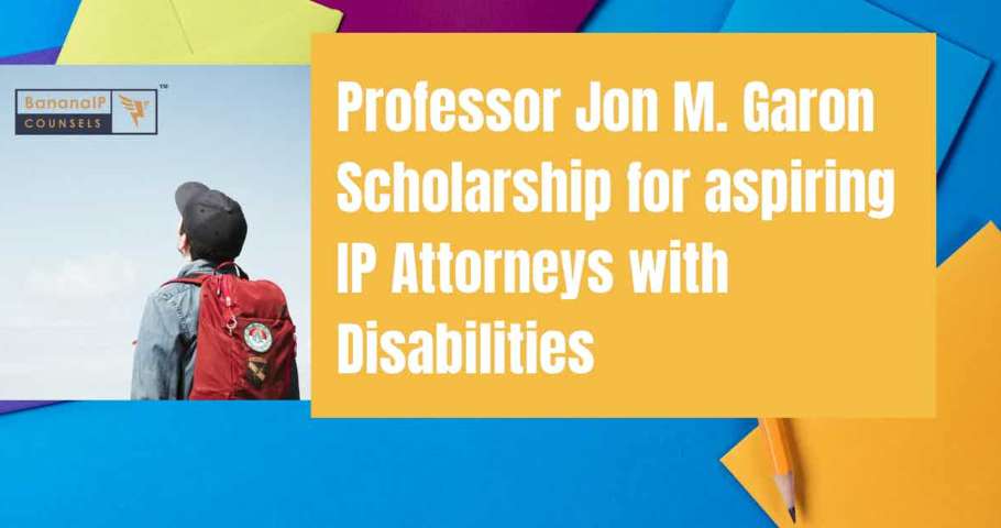 Professor Jon M. Garon Scholarship for aspiring IP Attorneys with Disabilities