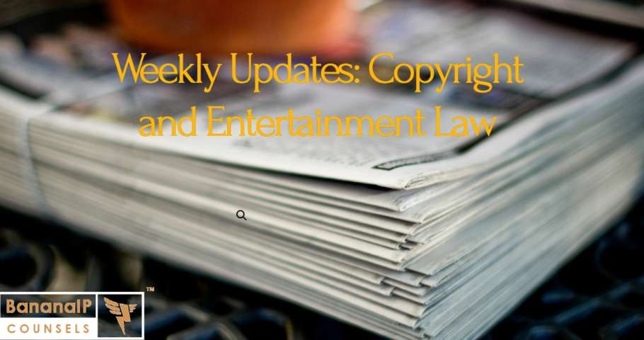 Image accompanying weekly blog post on copyright and entertainment law
