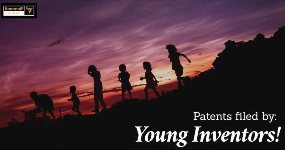 Image accompanying blogpost on "Patents filed by Young Inventors"