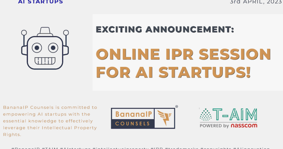 BananaIP Counsels and Telangana AI Mission Collaborate for an Exclusive AI-focused IPR Session